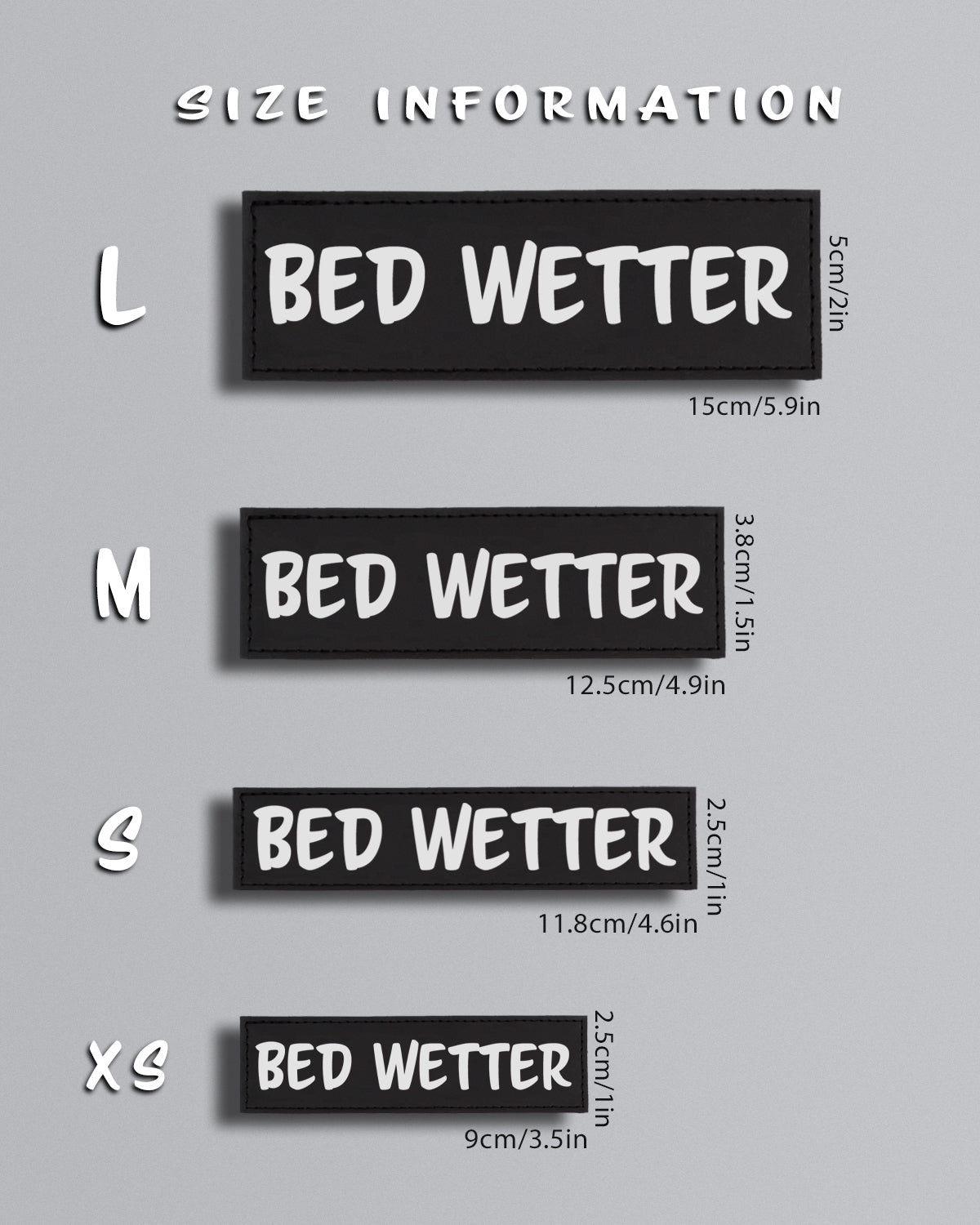 An extra set of naughty name labels (For extra naughty pets)